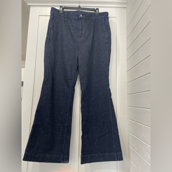 J. Crew Wide Leg Jeans Size 32 - Picture 1 of 6